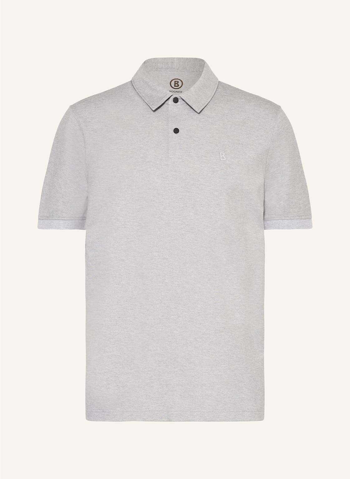 Bogner Piqué-Poloshirt Timo Regular Fit grau von Bogner