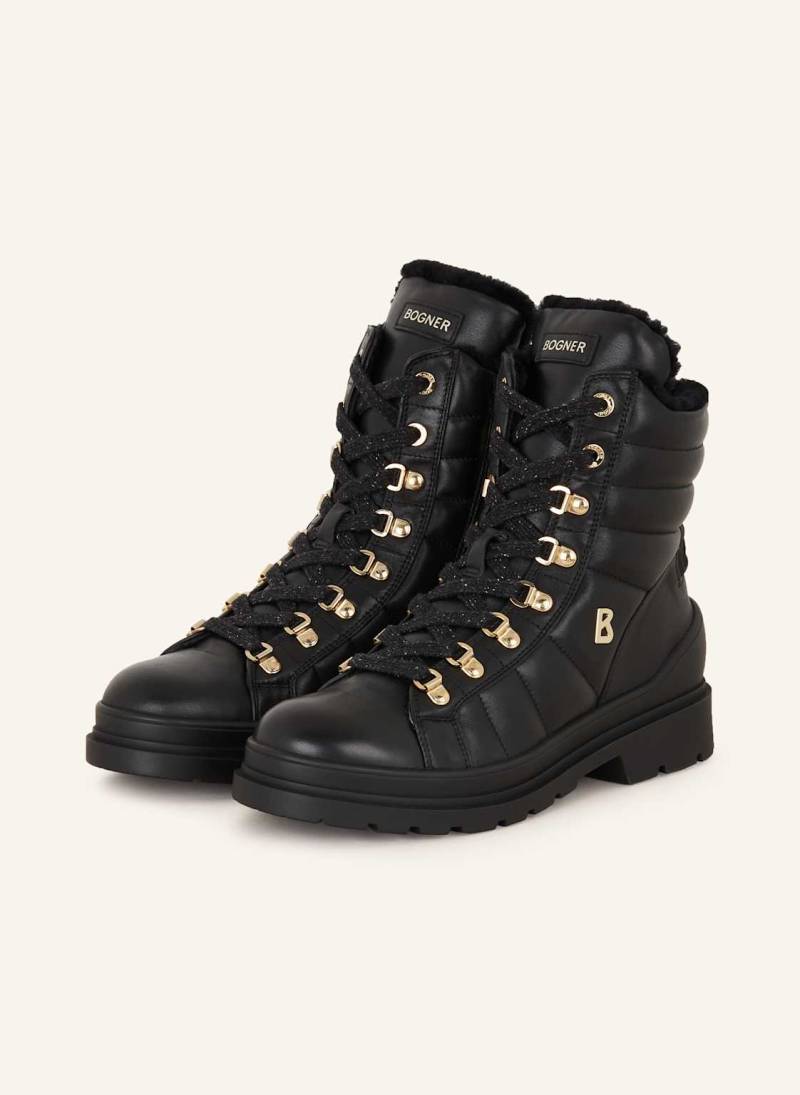 Bogner Schnürboots schwarz von Bogner