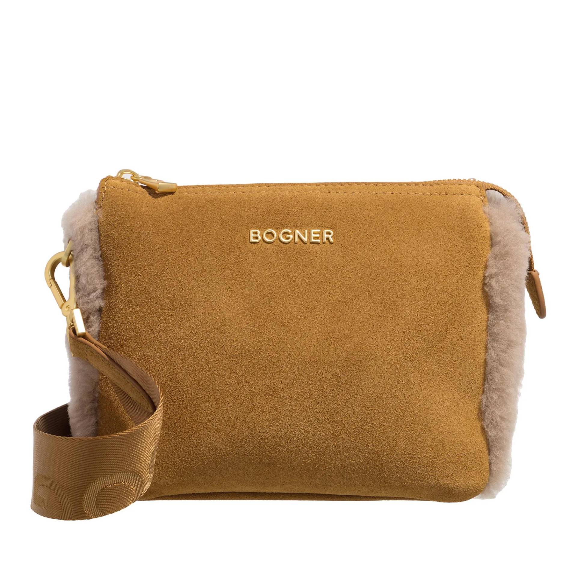 Bogner Schultertasche - Banff Frisé Gulia Shoulderbag Shz - Gr. unisize - in Braun - für Damen von Bogner