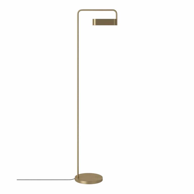 Scribe Floor Lamp Stehleuchte, Farbe antique brass von Bolia