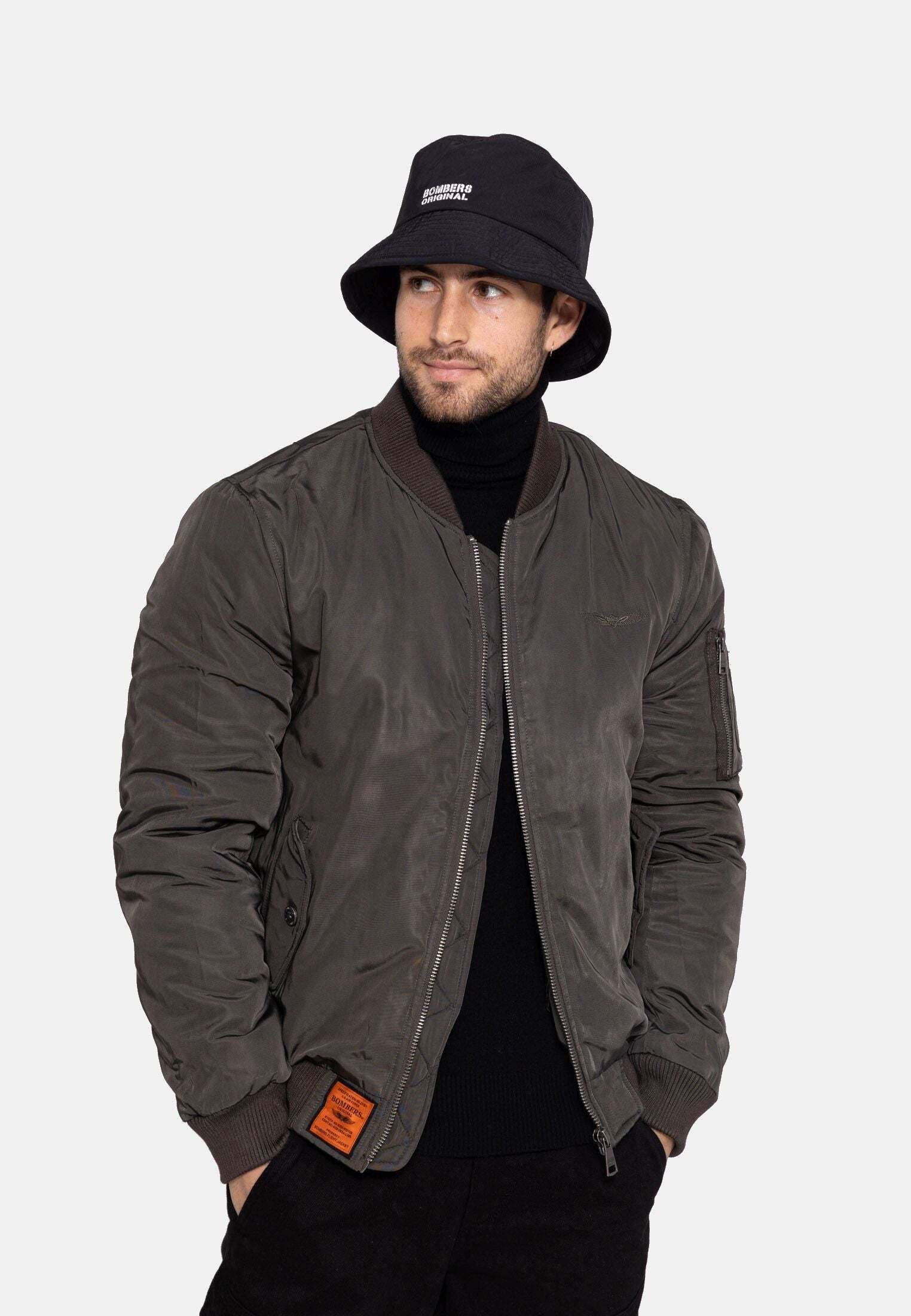 Bomberjacken Original M Bomberjacke Herren Khaki L von Bomber