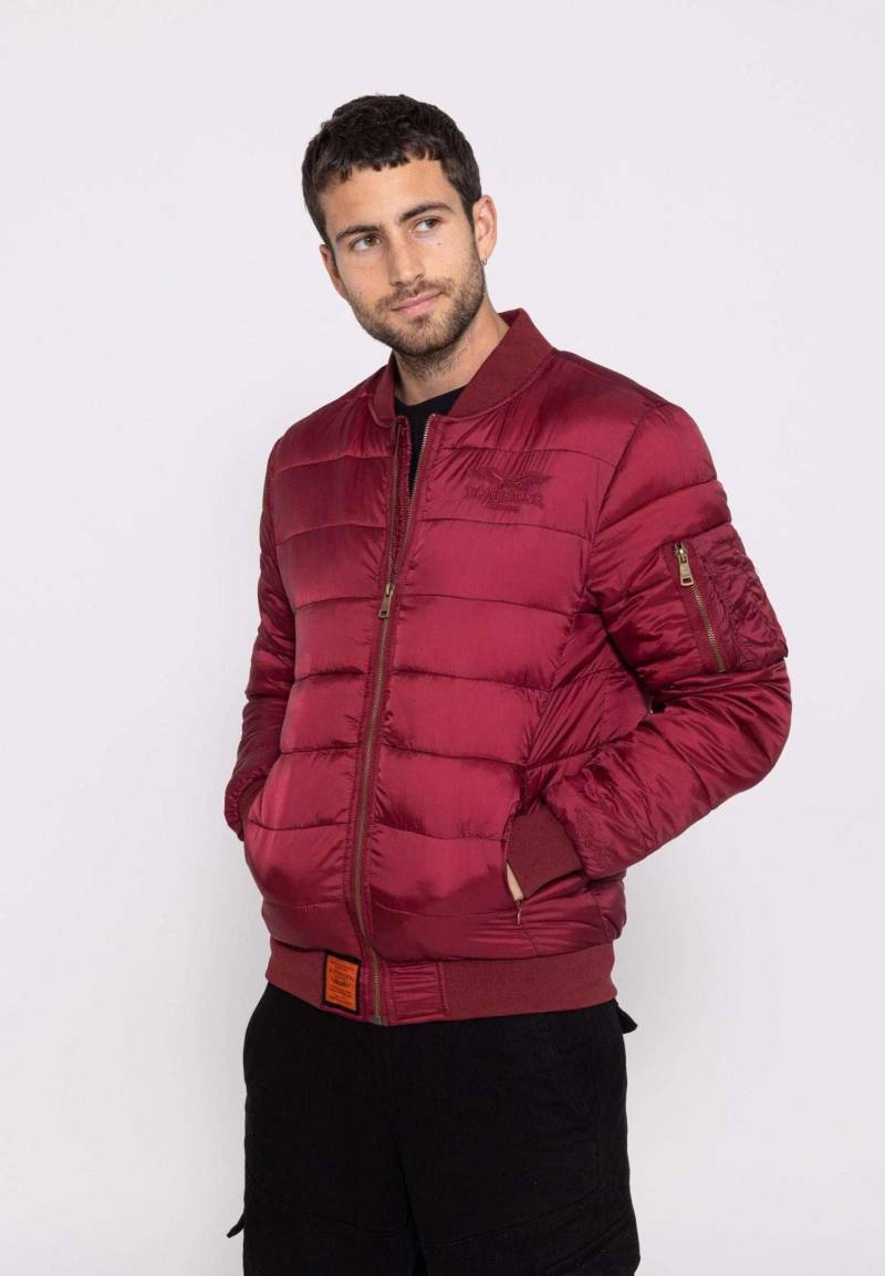 Daunenjacken Dallas M Daunenjacke Herren Rot Bunt M von Bomber