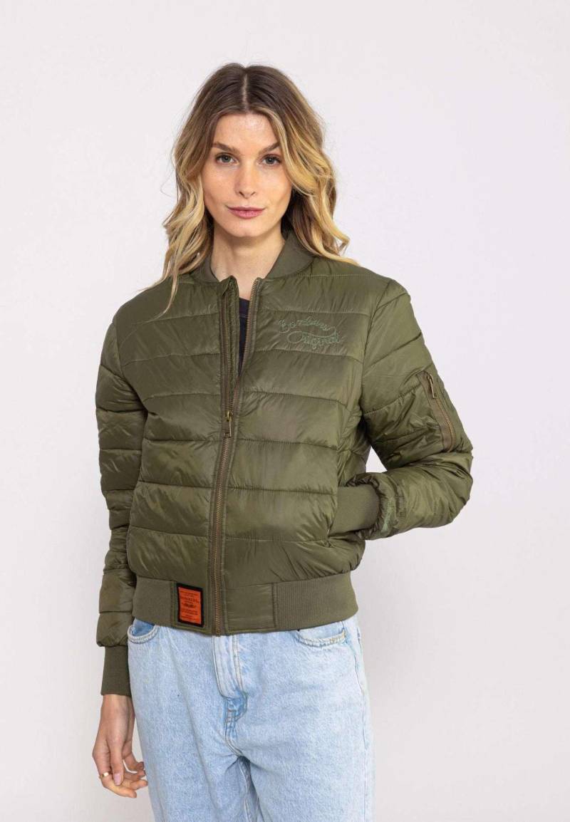 Daunenjacken Dallas W Daunenjacke Damen Grün XS von Bomber