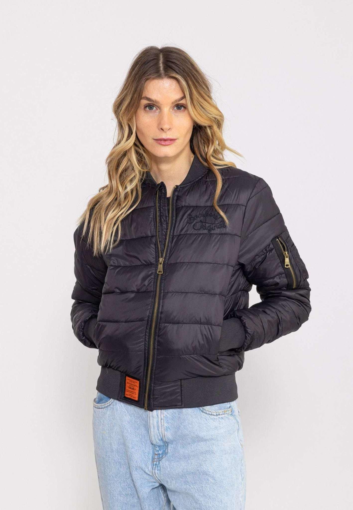 Daunenjacken Dallas W Daunenjacke Damen Schwarz M von Bomber