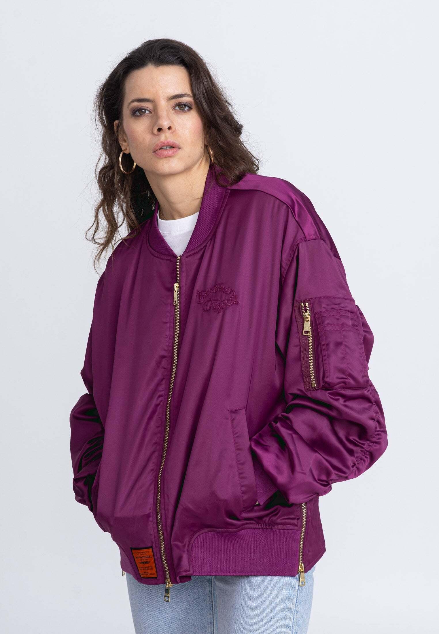 Jacken Ballerina W Damen Flieder XL von Bomber