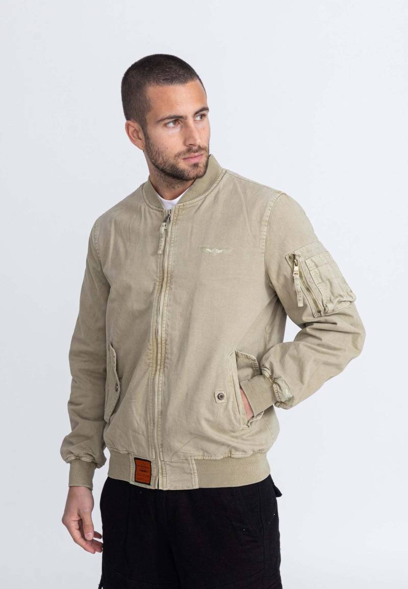 Jacken Mac M Herren Beige S von Bomber