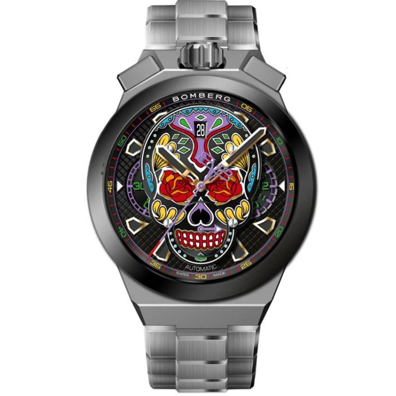 Bomberg Bolt 68 BF44CHASP.04-1.12 Neo Calaveras Herrenuhr von Bomberg