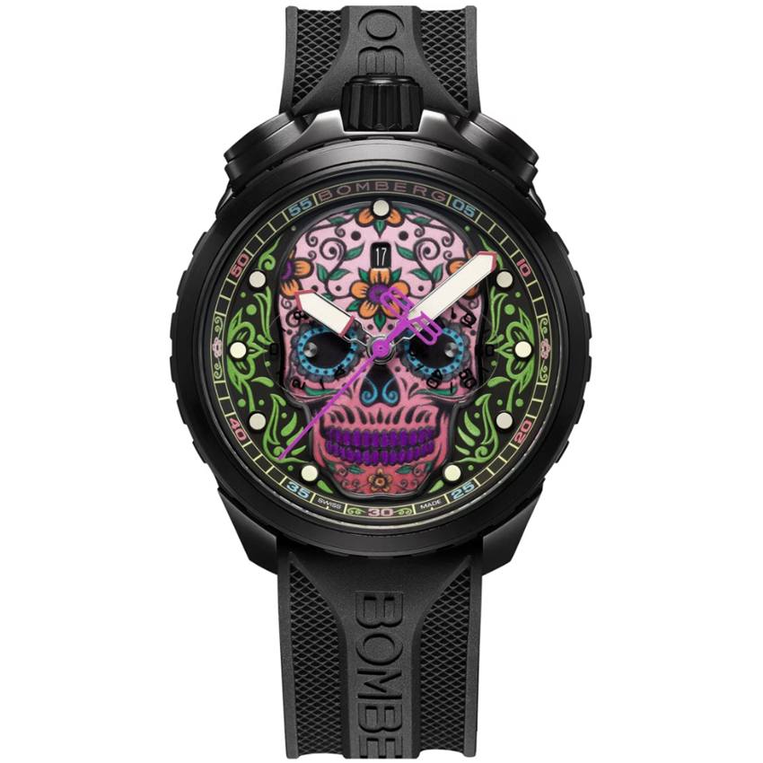 Bomberg Bolt 68 BS45CHPBA.060-4.12 Heritage Sugar Skull Purple Herrenuhr Bomberg Bolt 68 BS45CHPBA.060-4.12 Heritage Sugar Skull Purple Herrenuhr von Bomberg