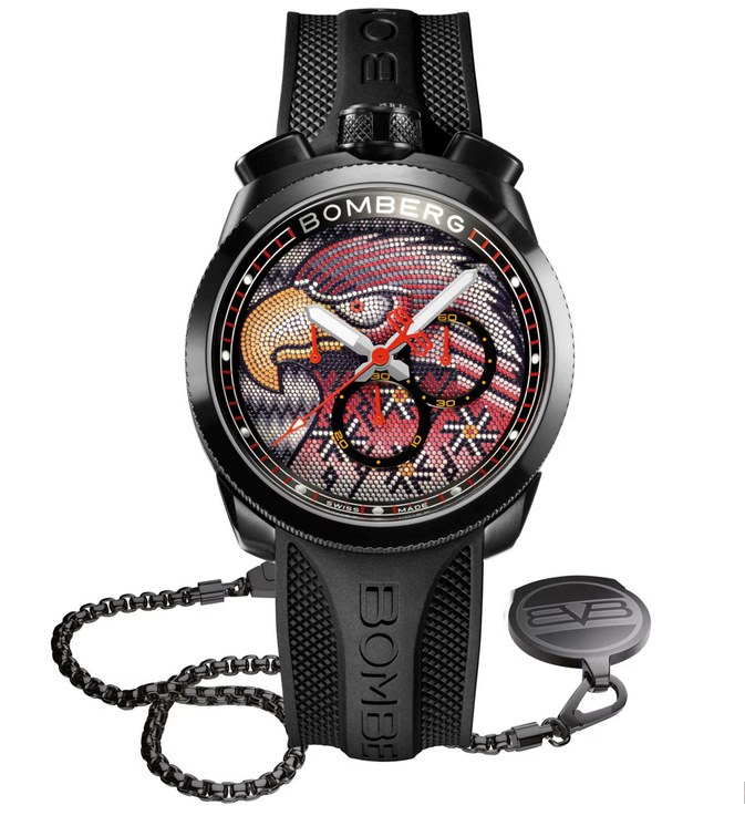 Black Friday Bomberg Heritage BS45CHPBA.EGP-1.3 Eagle Bolt-68 Herrenuhr von Bomberg