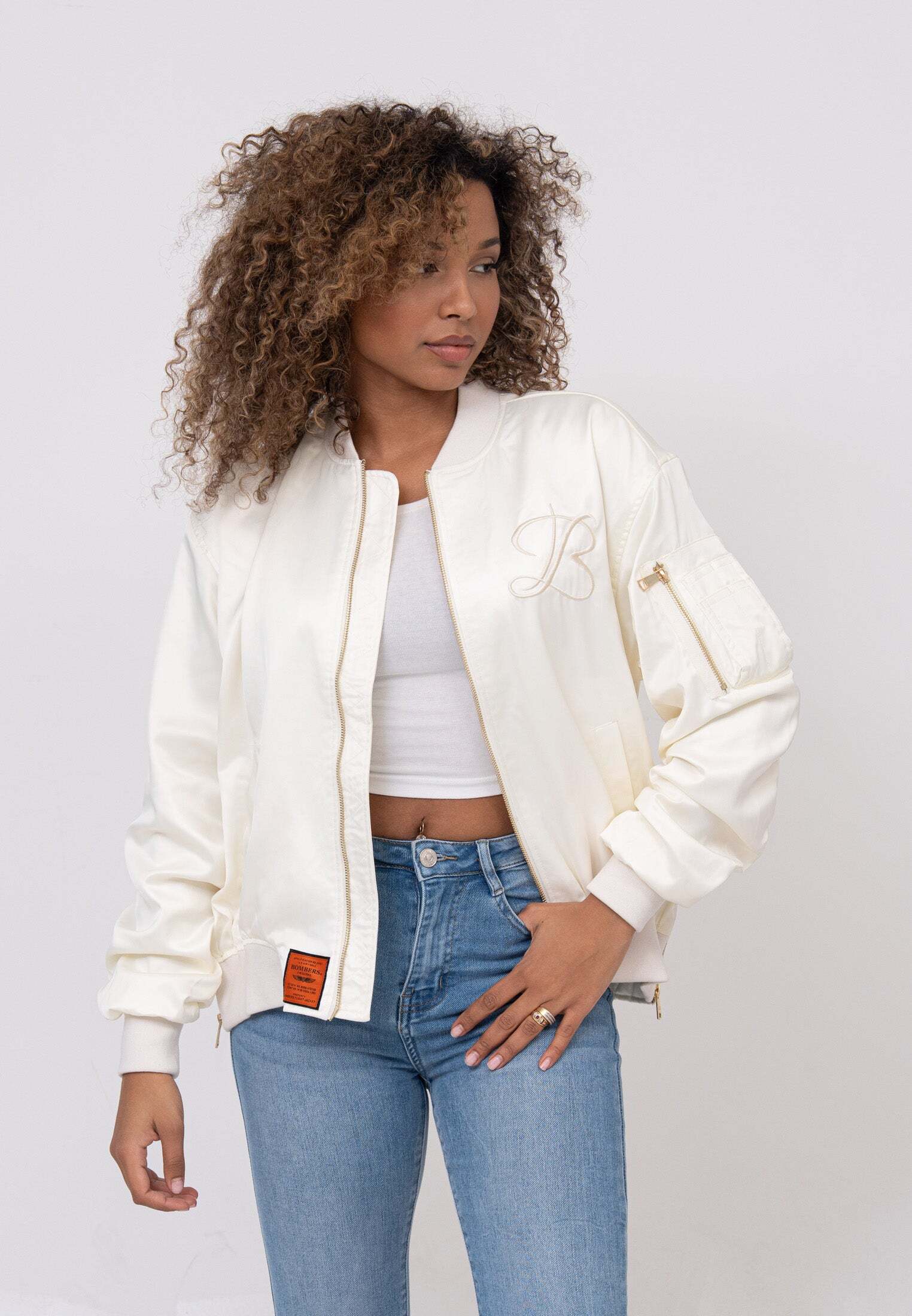 Bombers Original Bomberjacke »Bombers Original Bomberjacke Kansas W Bomberjacke« von Bombers Original