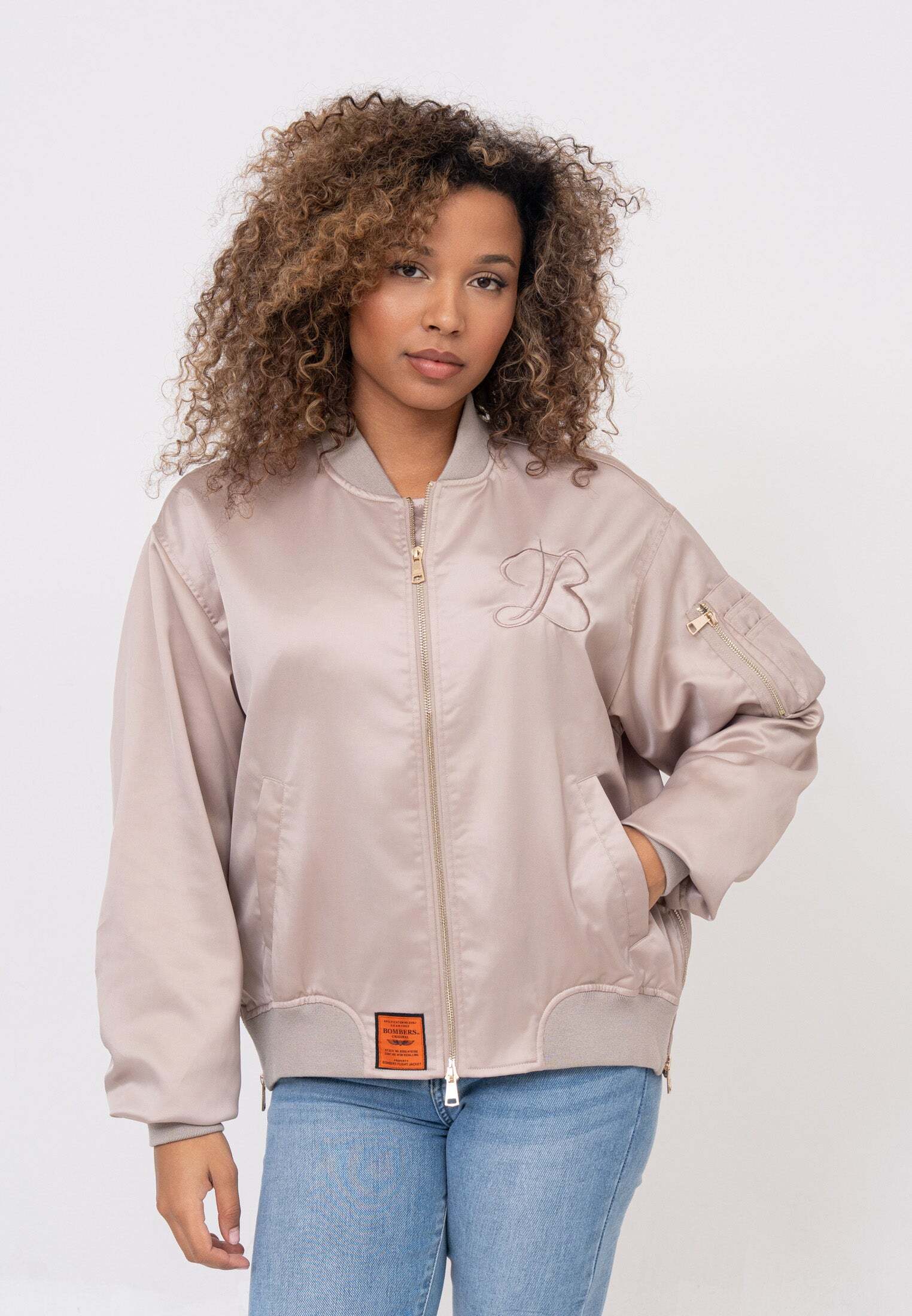 Bombers Original Bomberjacke »Bombers Original Bomberjacke Kansas W Bomberjacke« von Bombers Original