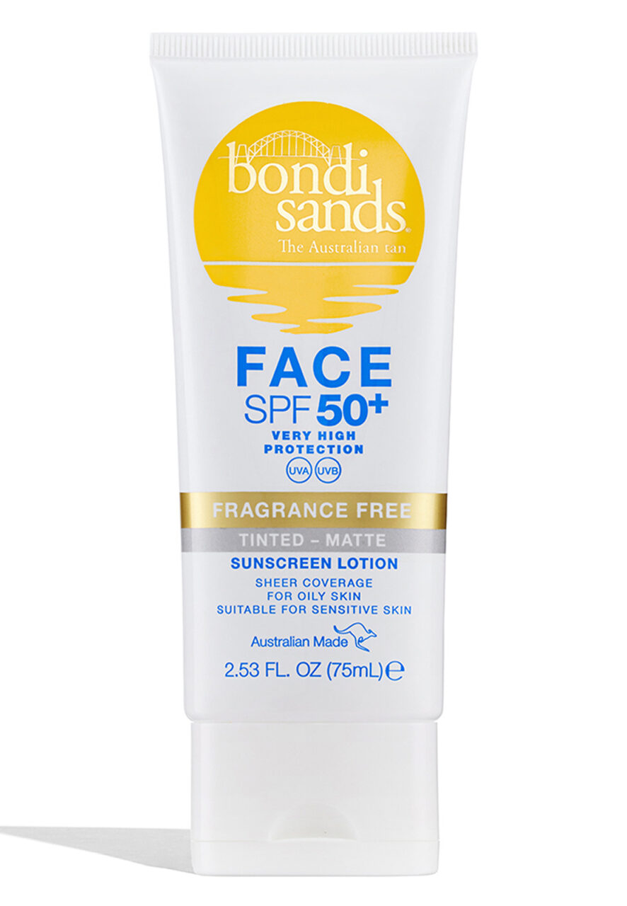 SPF50+ Fragrance Free - Bondi Sands SPF 50+ Fragrance Free Matte Tinted Face Lotion von Bondi Sands