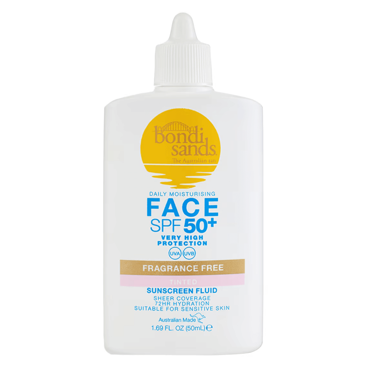 SPF50+ Fragrance Free - Bondi Sands SPF 50+ Fragrance Free Tinted Face Fluid von Bondi Sands