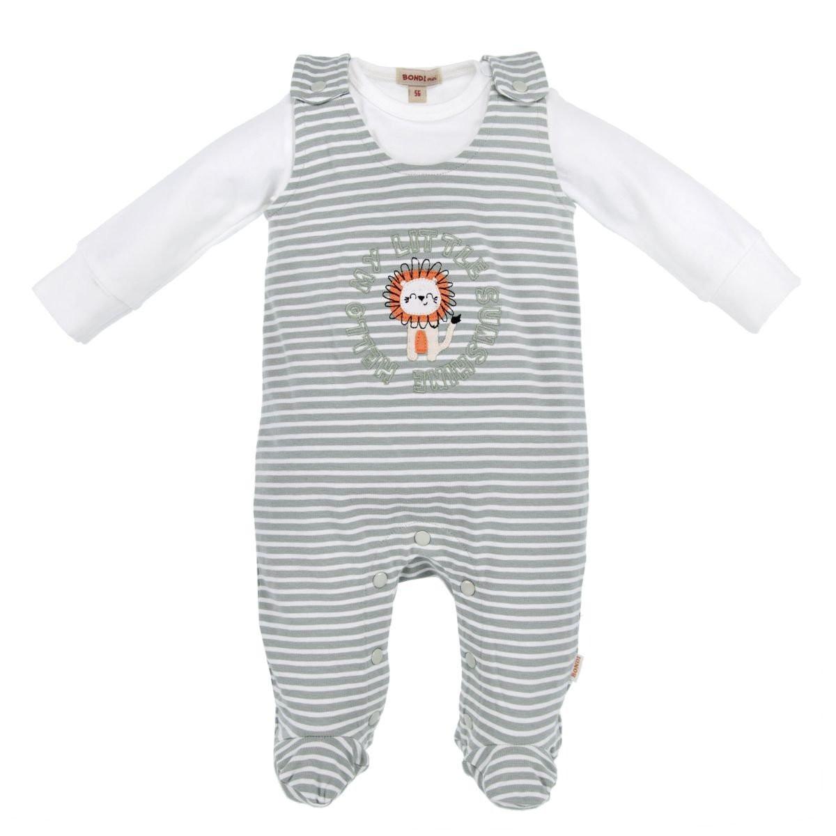 Baby Strampler Löwe Unisex Multicolor 50 von Bondi