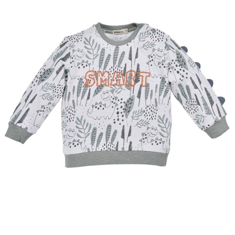 Kleinkinder Pullover Be Wild And Smart Jungen Chrom 62 von Bondi