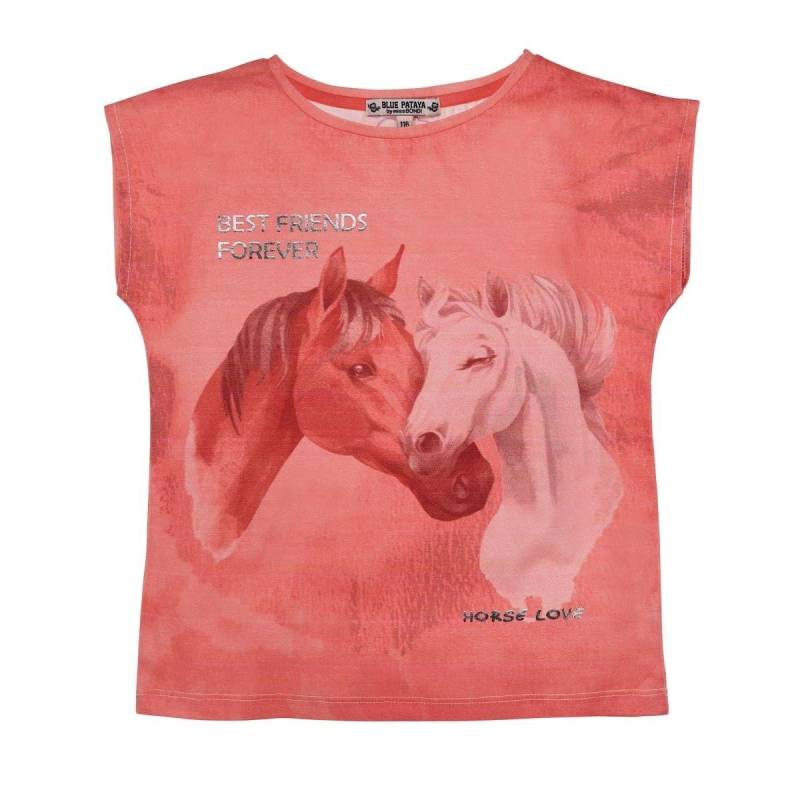 Mädchen T-shirt Best Friends Mädchen Rot 98 von Bondi