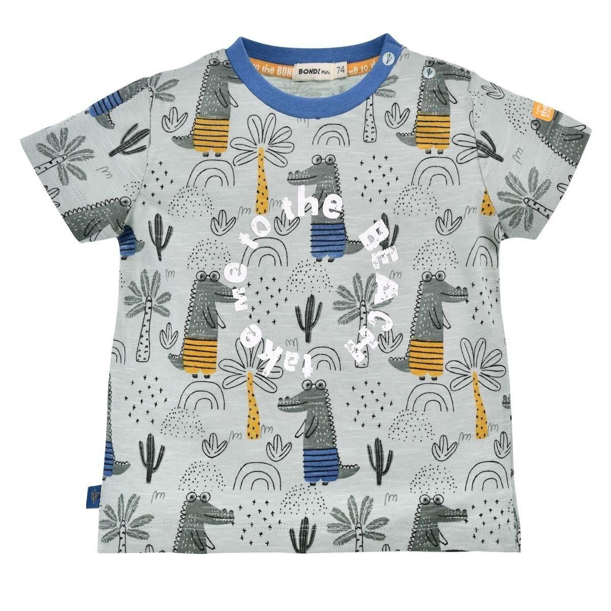 Kleinkinder T-shirt Alloverdruck Jungen Multicolor 68 von Bondi