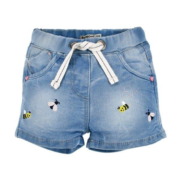 Kleinkinder Jeans Shorts Bienen Mädchen Blau 74 von Bondi