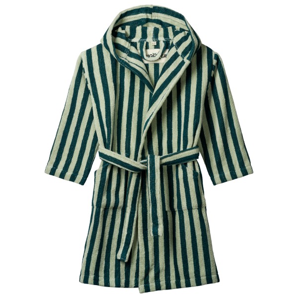 Bongusta - Kid's Naram Bathrobe - Bademantel Gr 2-4 years grün von Bongusta