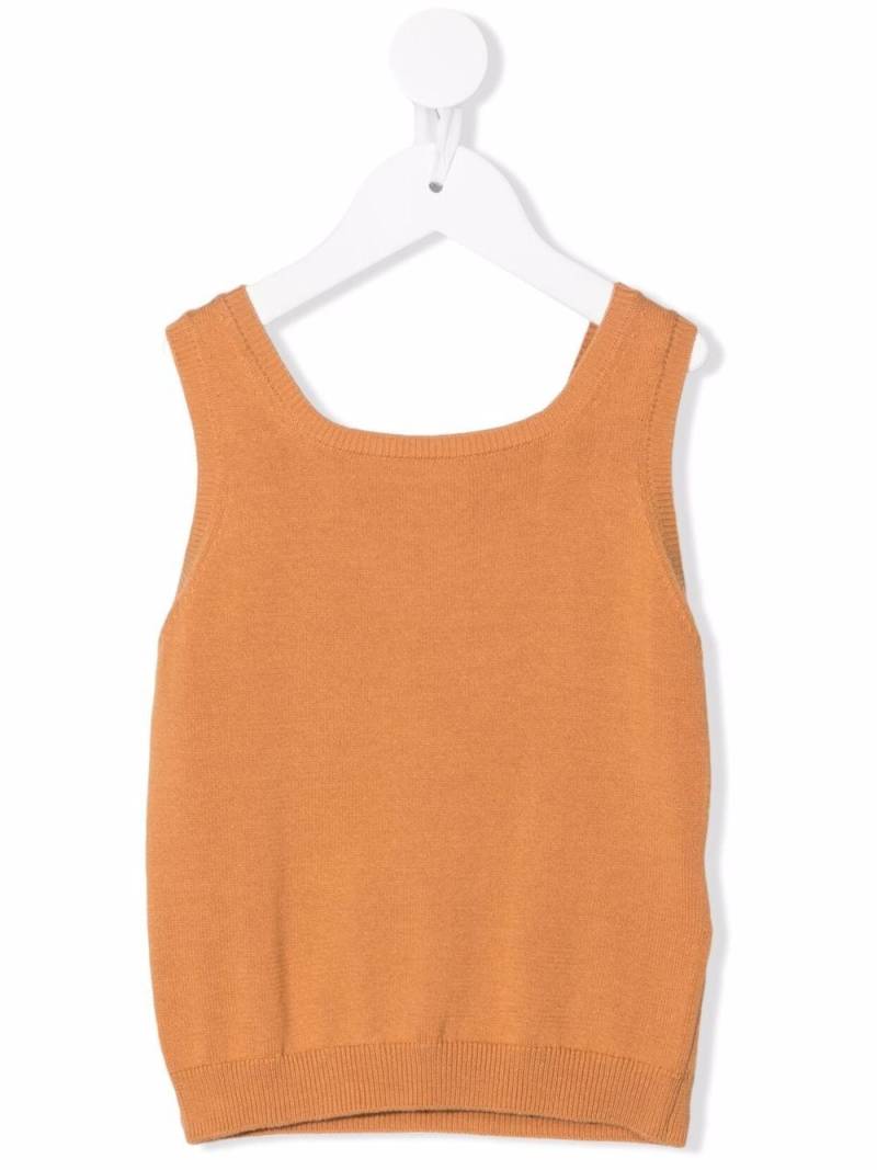 Bonpoint Abelin knit tank top - Neutrals von Bonpoint