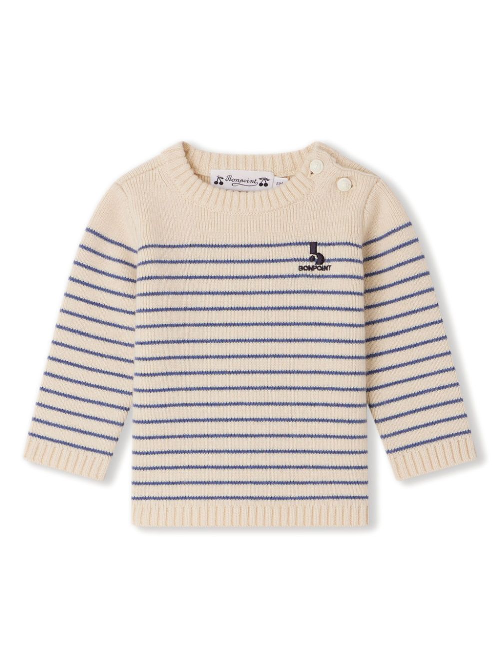 Bonpoint Aleksi wool blend jumper - Neutrals von Bonpoint