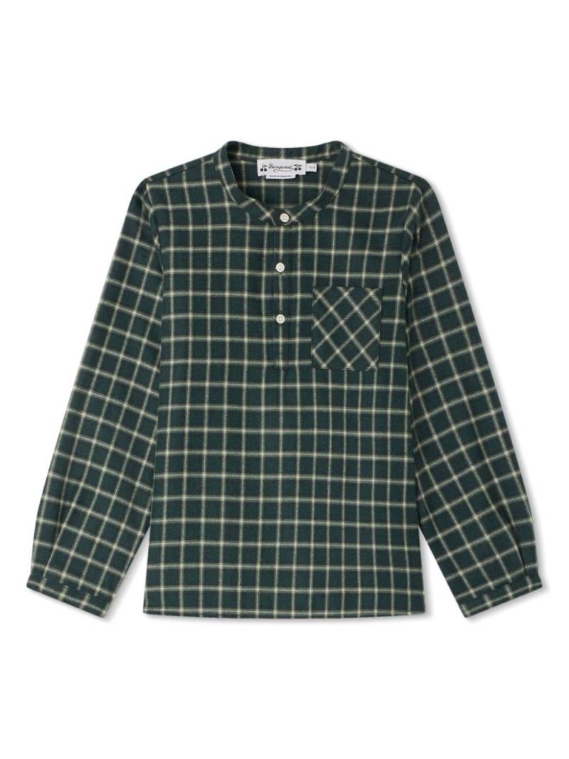 Bonpoint Artiste cotton shirt - Green von Bonpoint