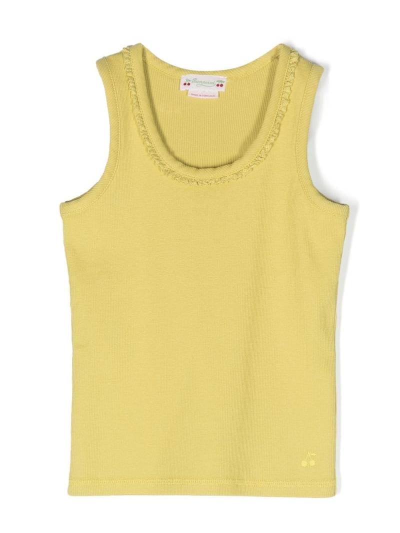 Bonpoint Coline ruffle-trim tank top - Yellow von Bonpoint