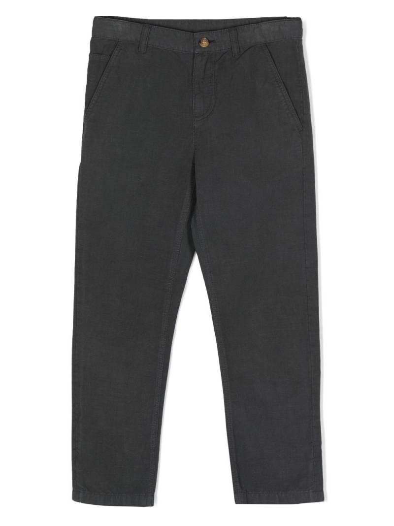 Bonpoint Darcy cotton-linen trousers - Grey von Bonpoint