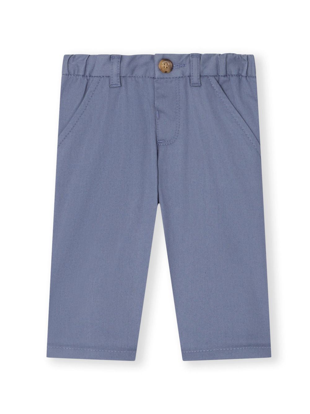 Bonpoint Decibel straight-leg cotton trousers - Blue von Bonpoint