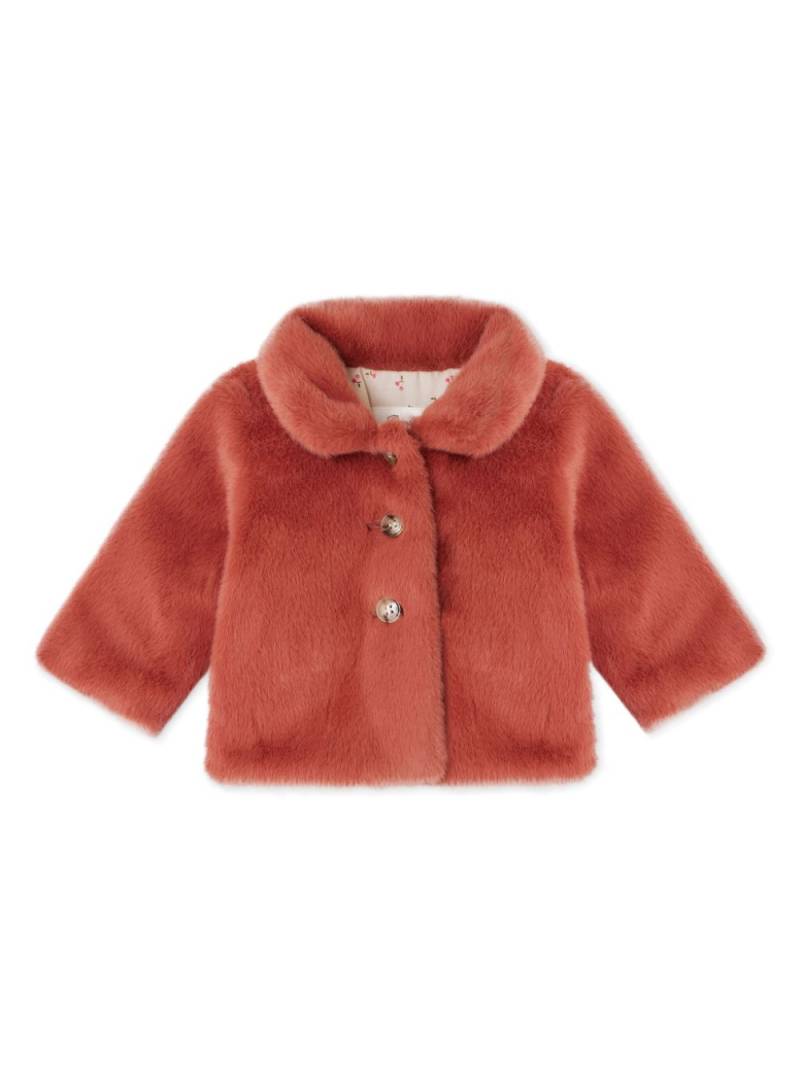 Bonpoint Doucer faux-fur jacket - Orange von Bonpoint