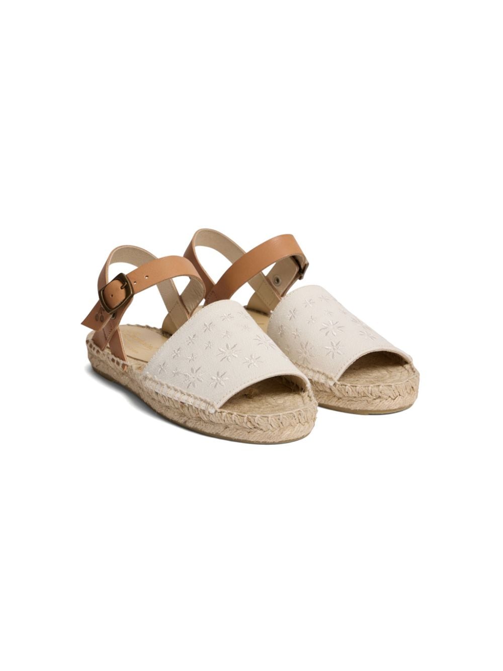 Bonpoint Fava leather sandals - White von Bonpoint