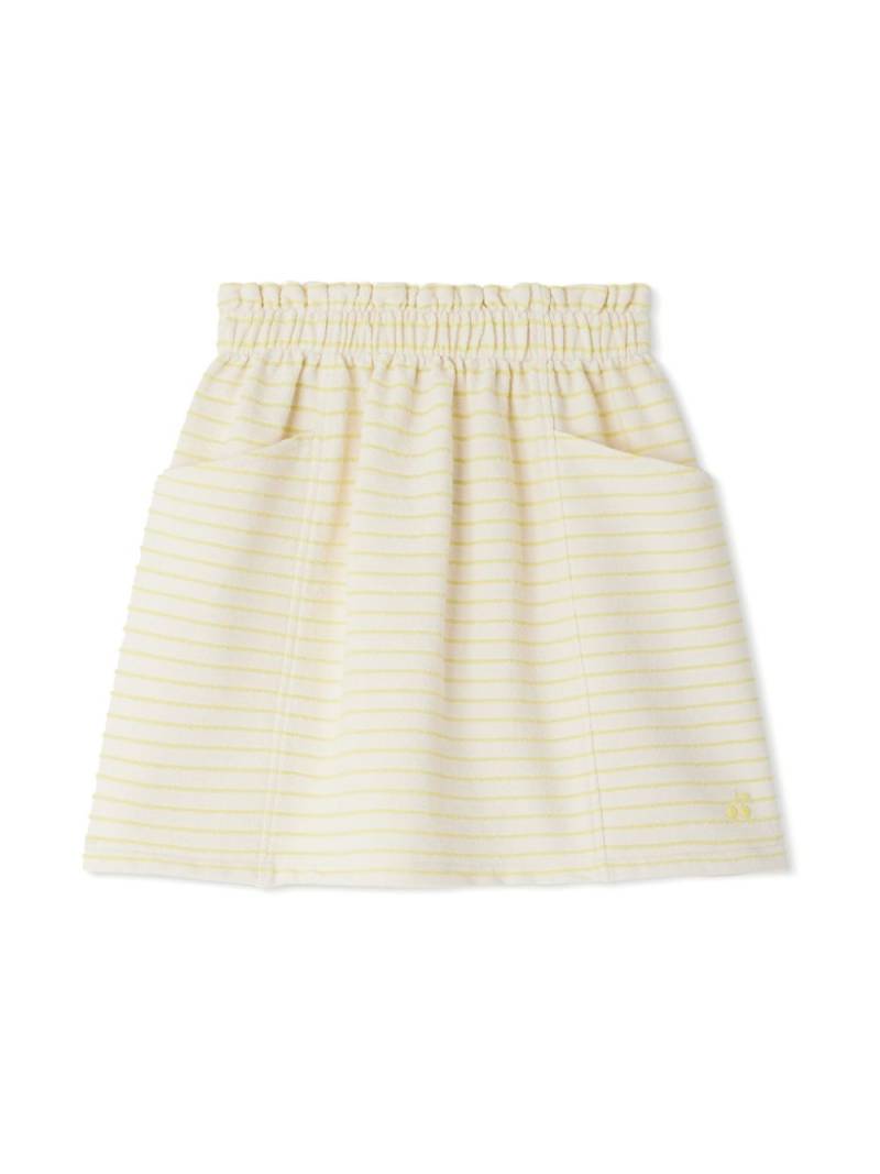 Bonpoint Felicitee striped miniskirt - Neutrals von Bonpoint