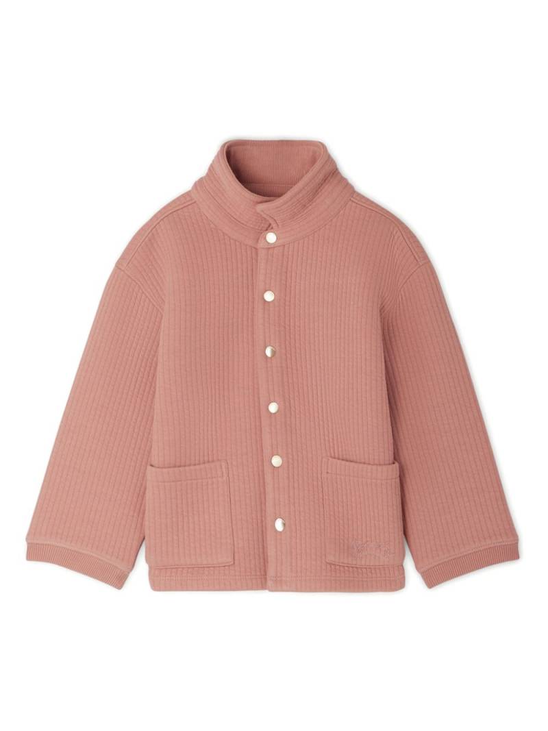 Bonpoint Georgina ribbed jacket - Pink von Bonpoint