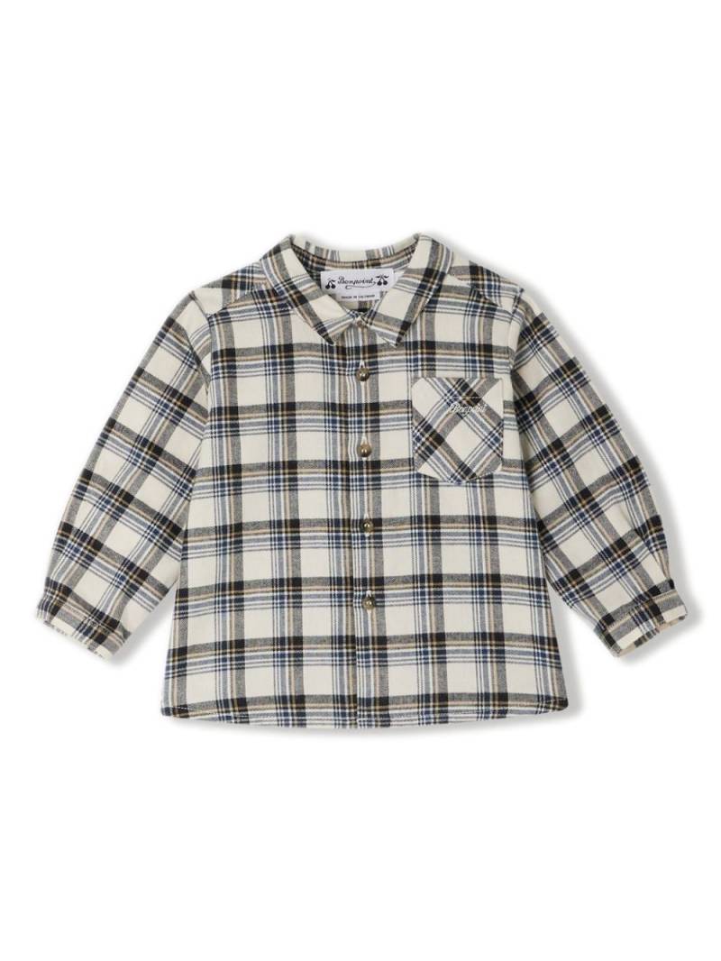 Bonpoint Gillo plaid shirt - Neutrals von Bonpoint