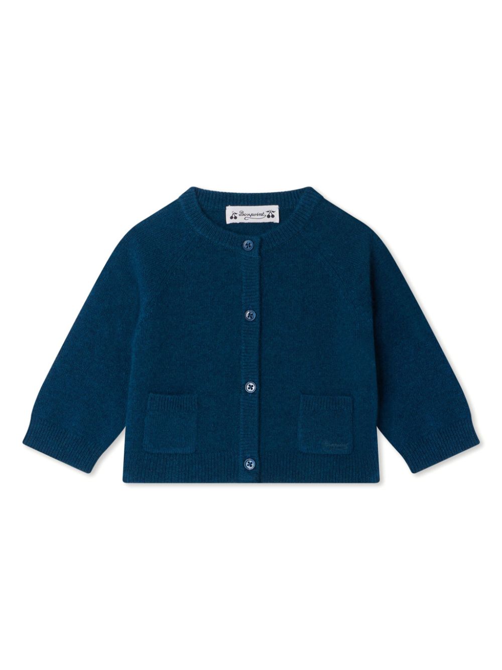 Bonpoint Giustino cashmere cardigan - Blue von Bonpoint