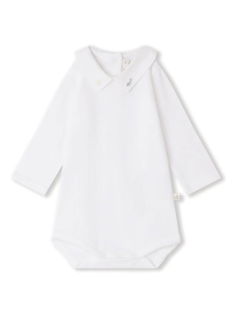 Bonpoint Juillet cotton bodysuit - White von Bonpoint