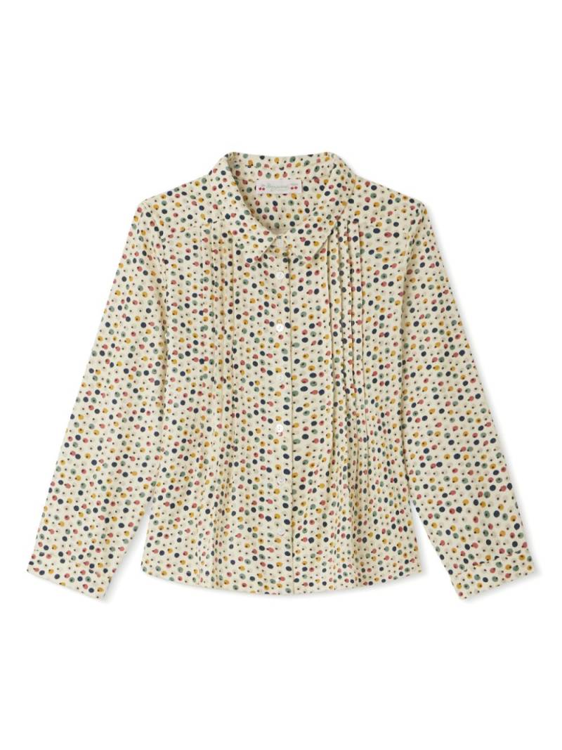 Bonpoint Myriam cotton shirt - Neutrals von Bonpoint