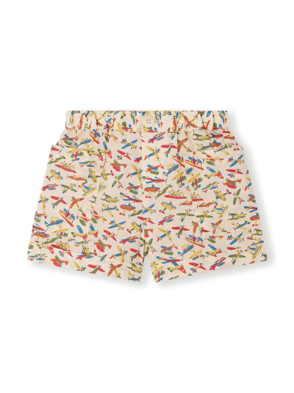 Bonpoint Nateo graphic-print cotton shorts - Neutrals von Bonpoint