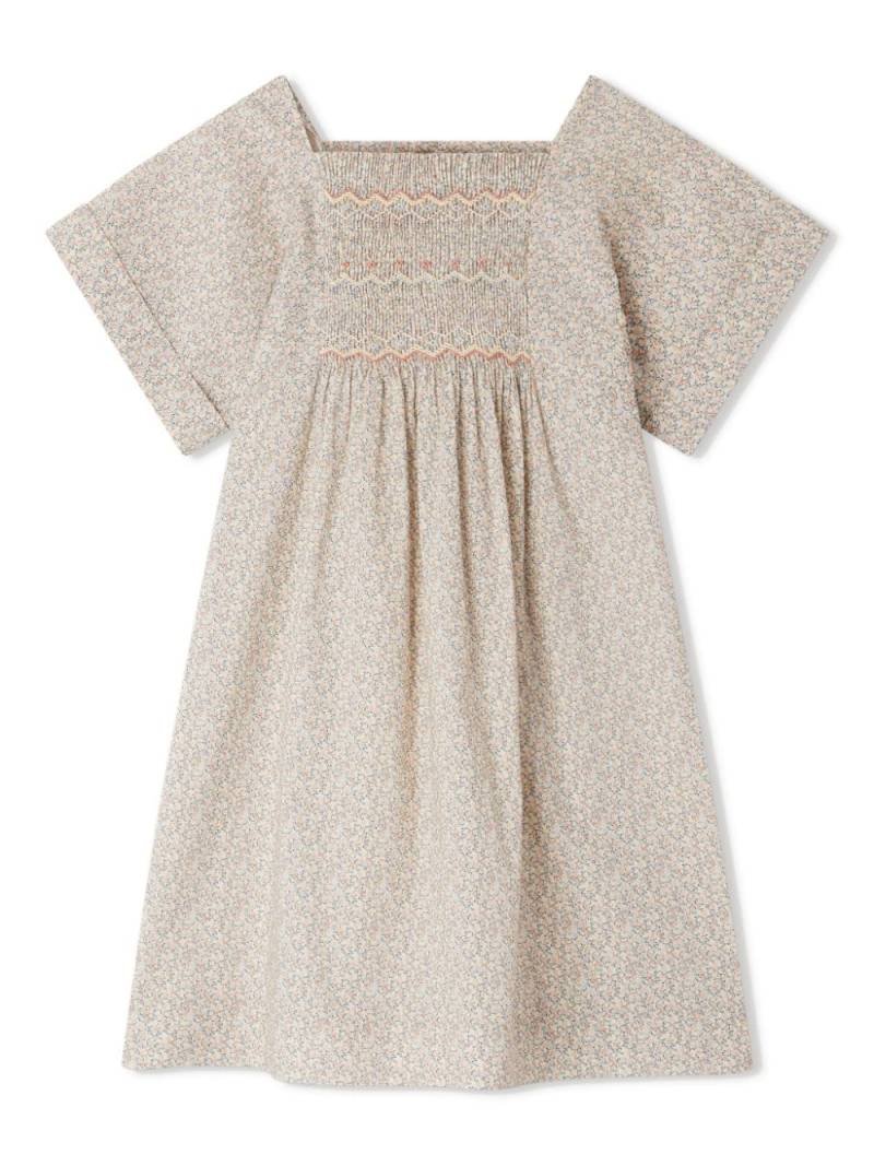 Bonpoint Paysanne cotton dress - Neutrals von Bonpoint