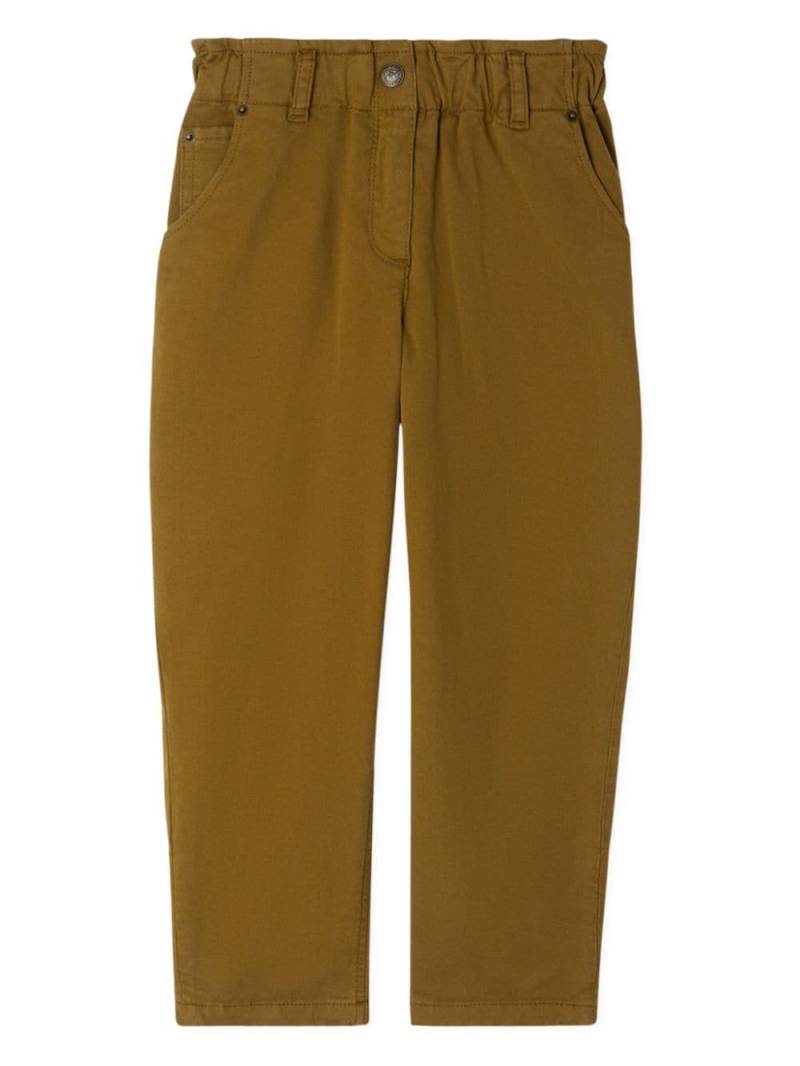 Bonpoint Sonie elasticated-waist trousers - Brown von Bonpoint