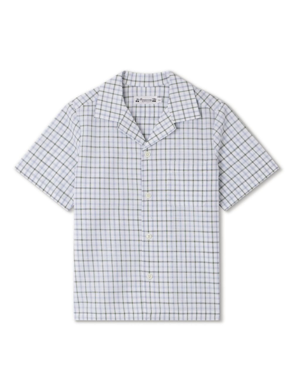 Bonpoint Steve checked shirt - Neutrals von Bonpoint