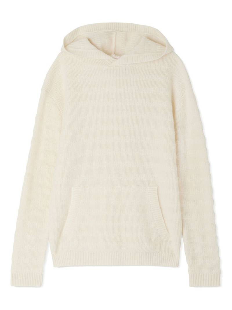 Bonpoint Tahil cashmere hoodie - Neutrals von Bonpoint