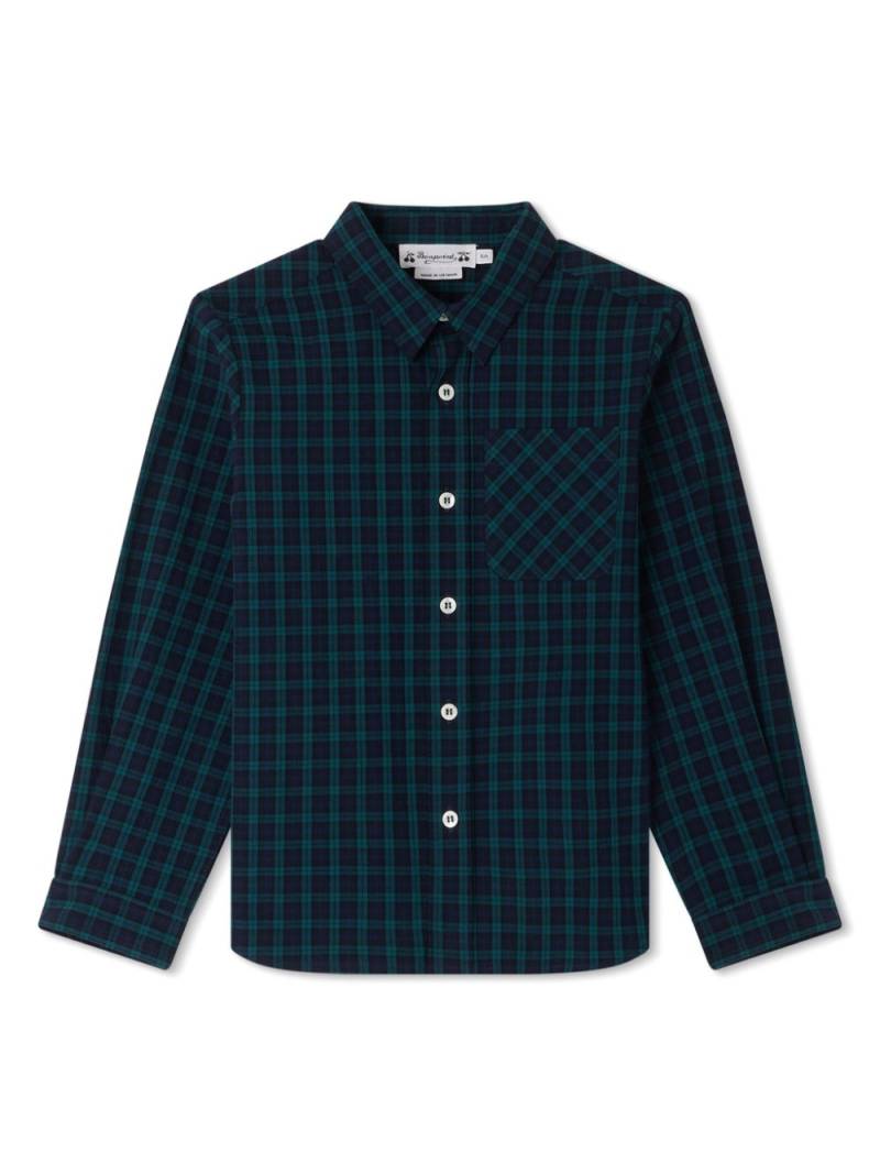 Bonpoint Tango checked cotton shirt - Blue von Bonpoint