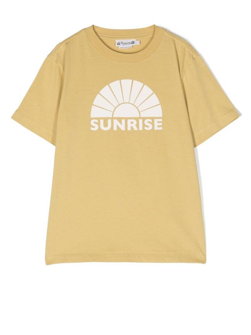 Bonpoint Thibald graphic-print T-shirt - Yellow von Bonpoint