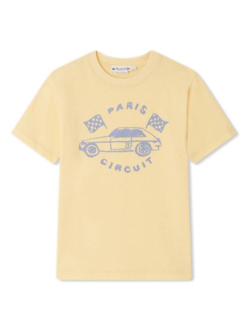 Bonpoint Thibald graphic-print T-shirt - Yellow von Bonpoint