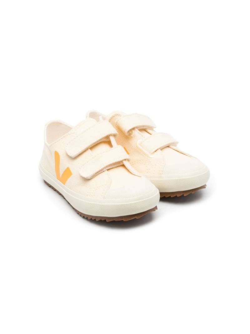 Bonpoint X VEJA touch-strap canvas sneakers - Neutrals von Bonpoint