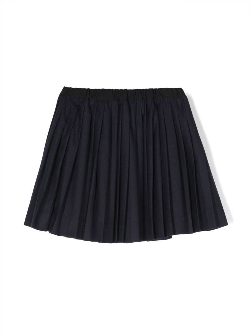 Bonpoint accordion-pleat mini skirt - Blue von Bonpoint