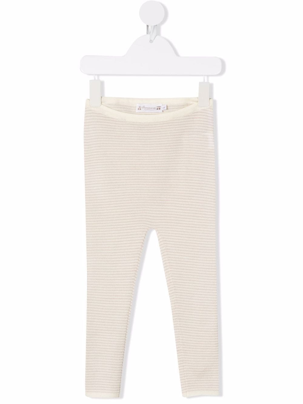 Bonpoint alegg striped wool leggings - Neutrals von Bonpoint