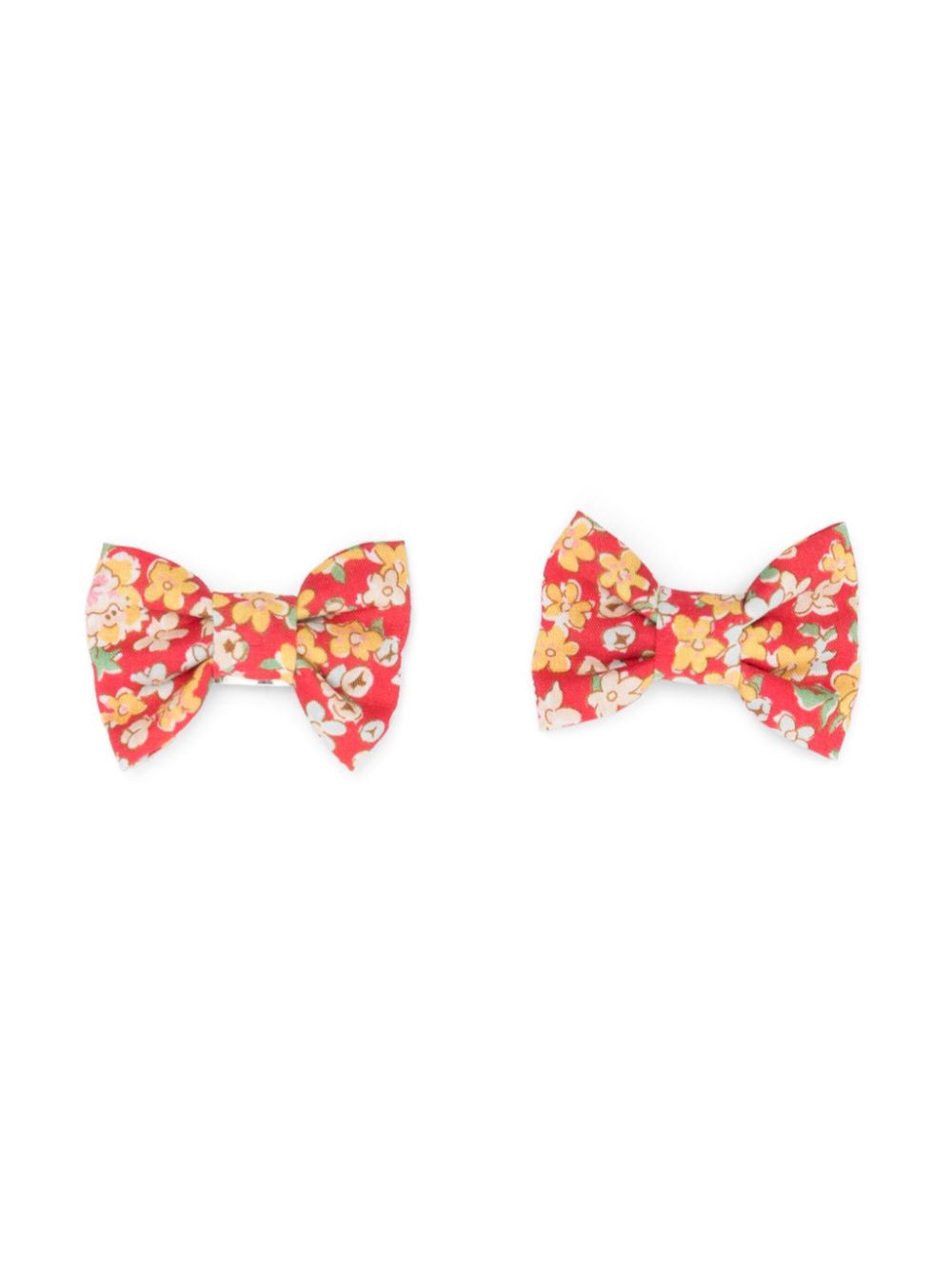 Bonpoint bow hair clips (set of two) - Red von Bonpoint