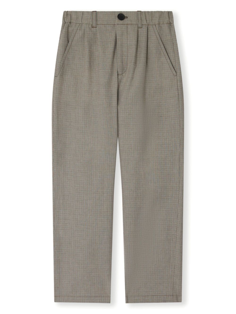 Bonpoint check-print cotton trousers - Neutrals von Bonpoint